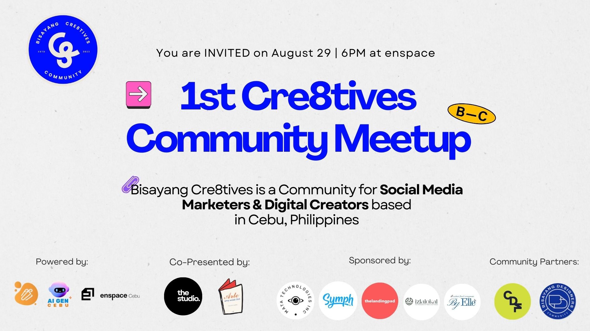 1st Cre8tives Community Meetup