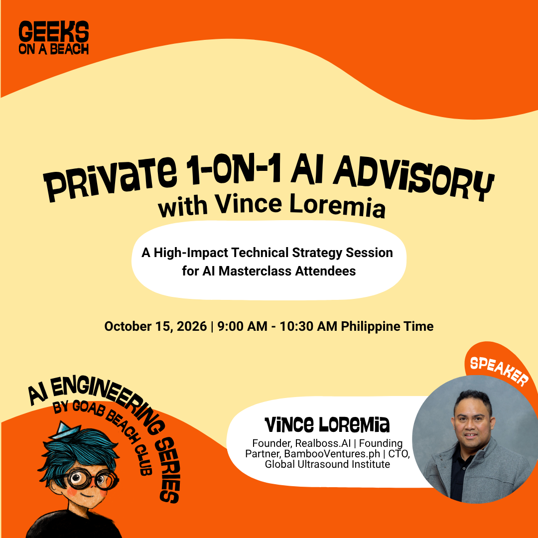 [AI 200-ADV] Private 1-on-1 AI Advisory with Vince Loremia