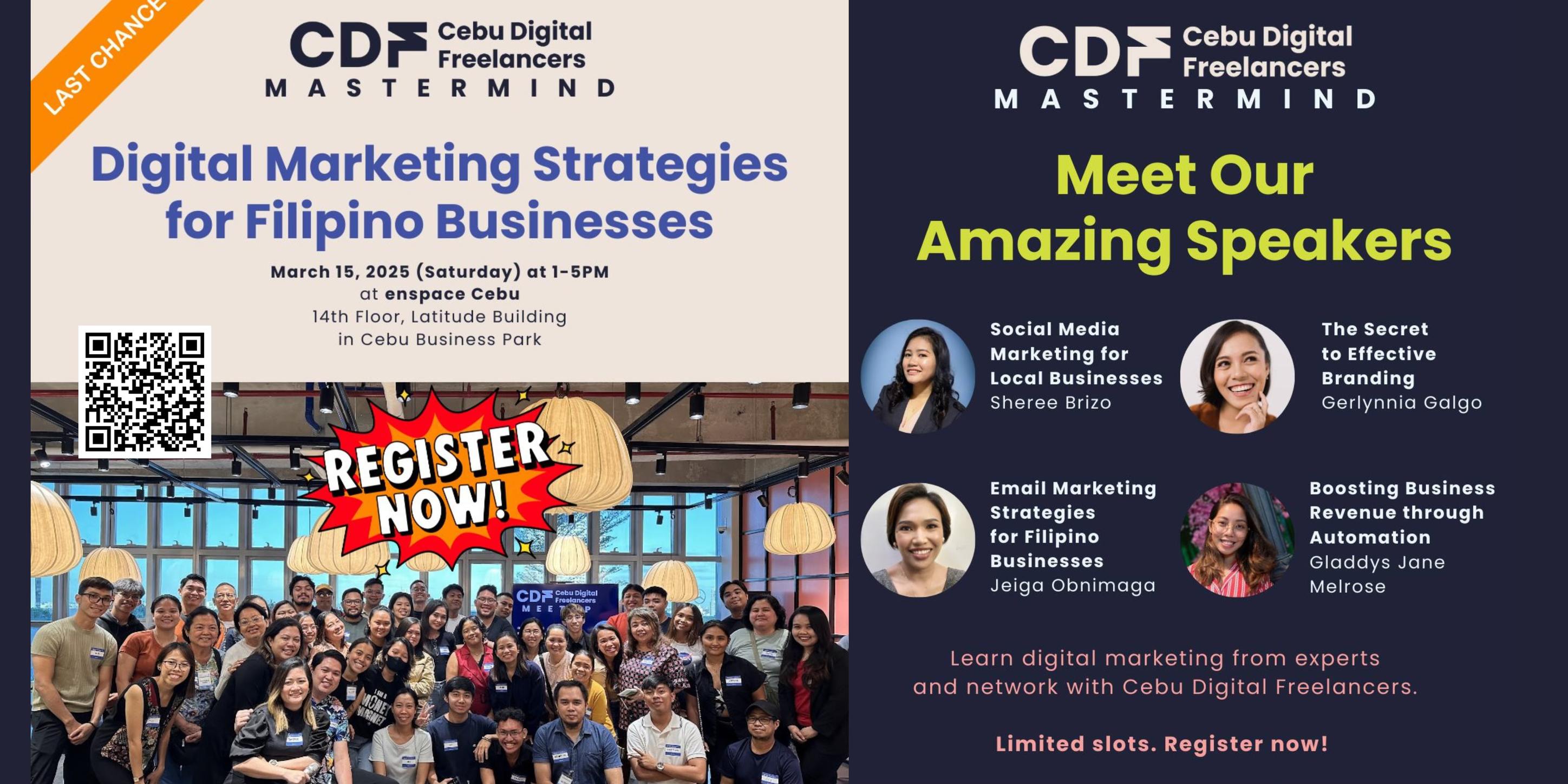 CDF Mastermind: Digital Marketing Strategies for Filipino Businesses