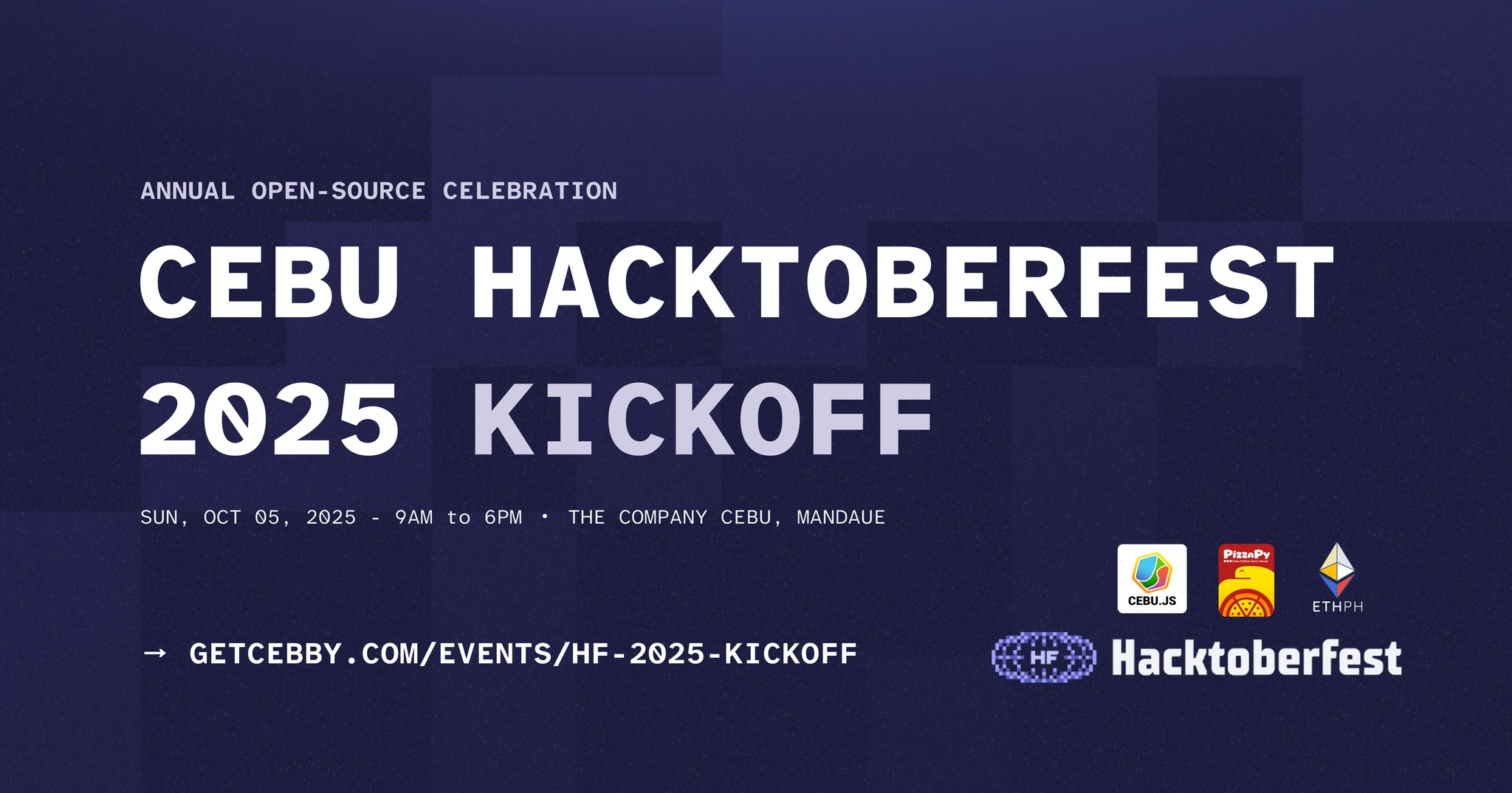 Cebu Hacktoberfest 2025 Kickoff