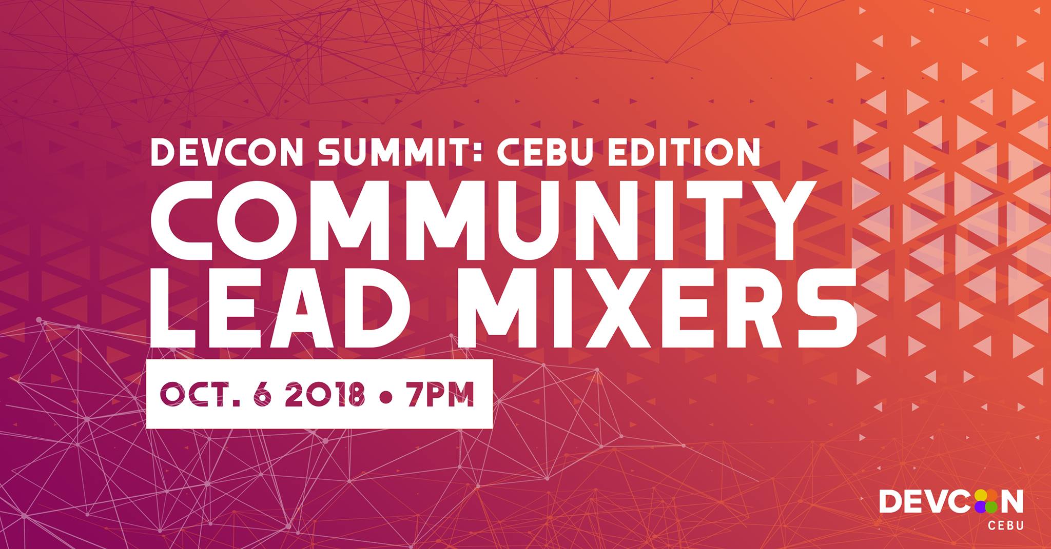 Devcon Summit: Cebu Edition - Community Lead Mixers