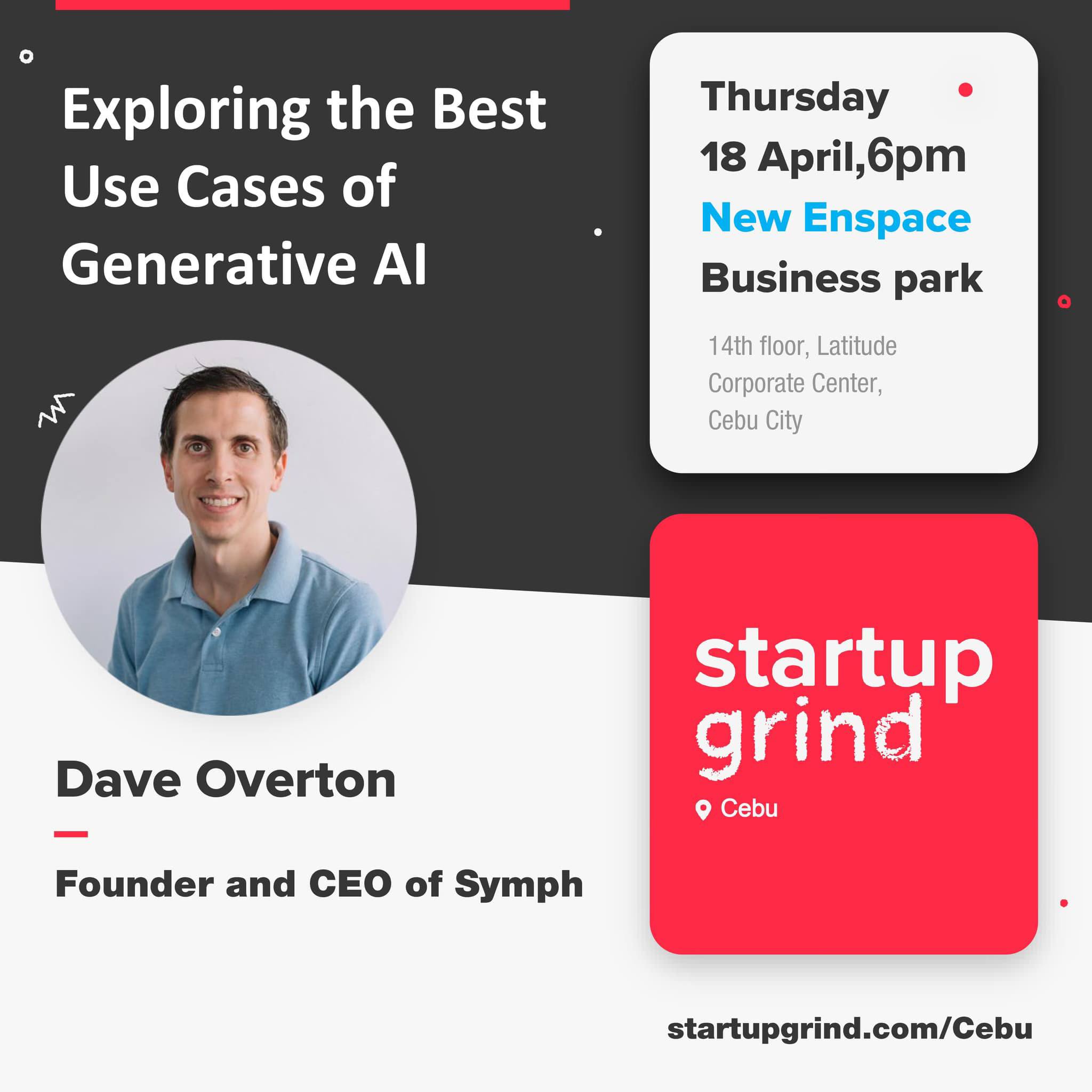 Exploring the Best Use Cases of Generative AI | Startup Grind Cebu 