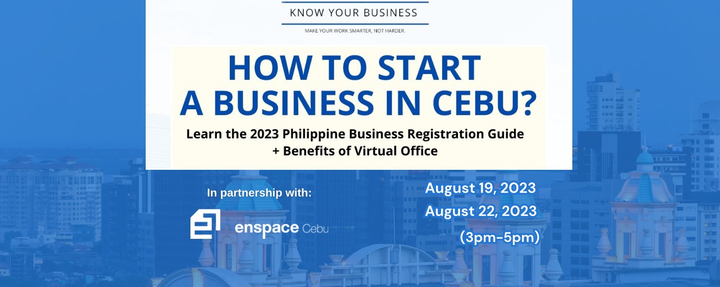 [FREE Event] How to Start a Business in Cebu? 