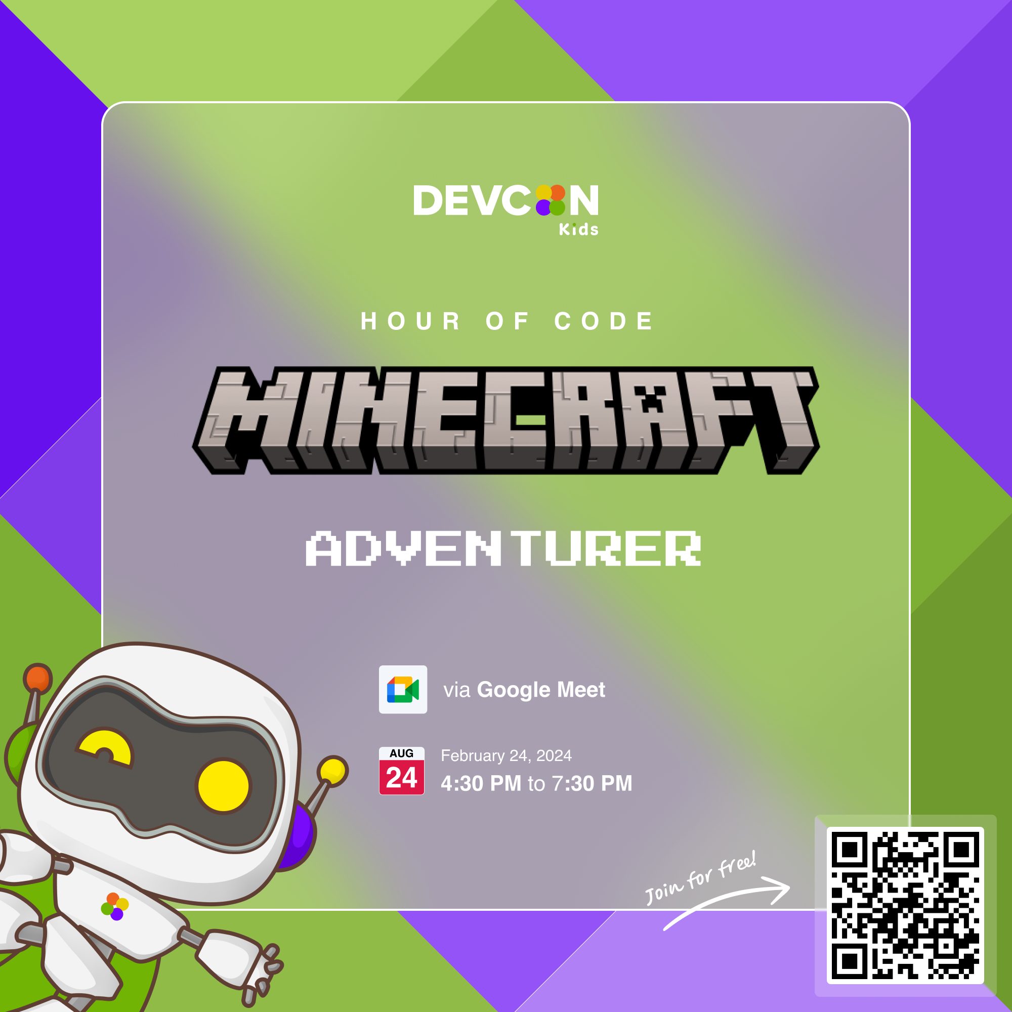 Hour of Code: Minecraft Adventurer