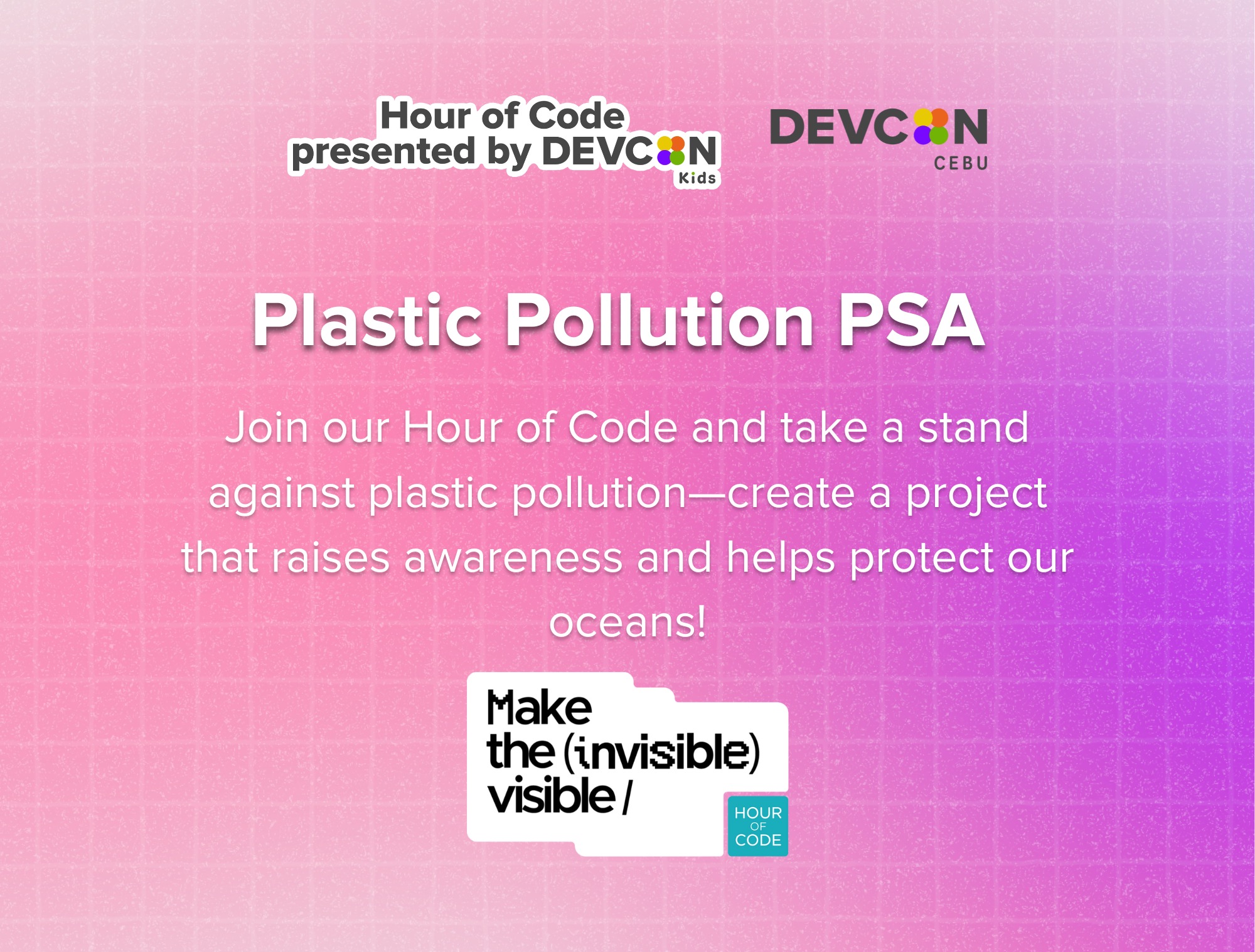 Hour of Code: Plastic Pollution PSA