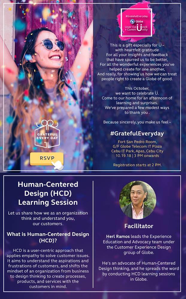 Human-Centered Design (HCD) Learning Session by Globe