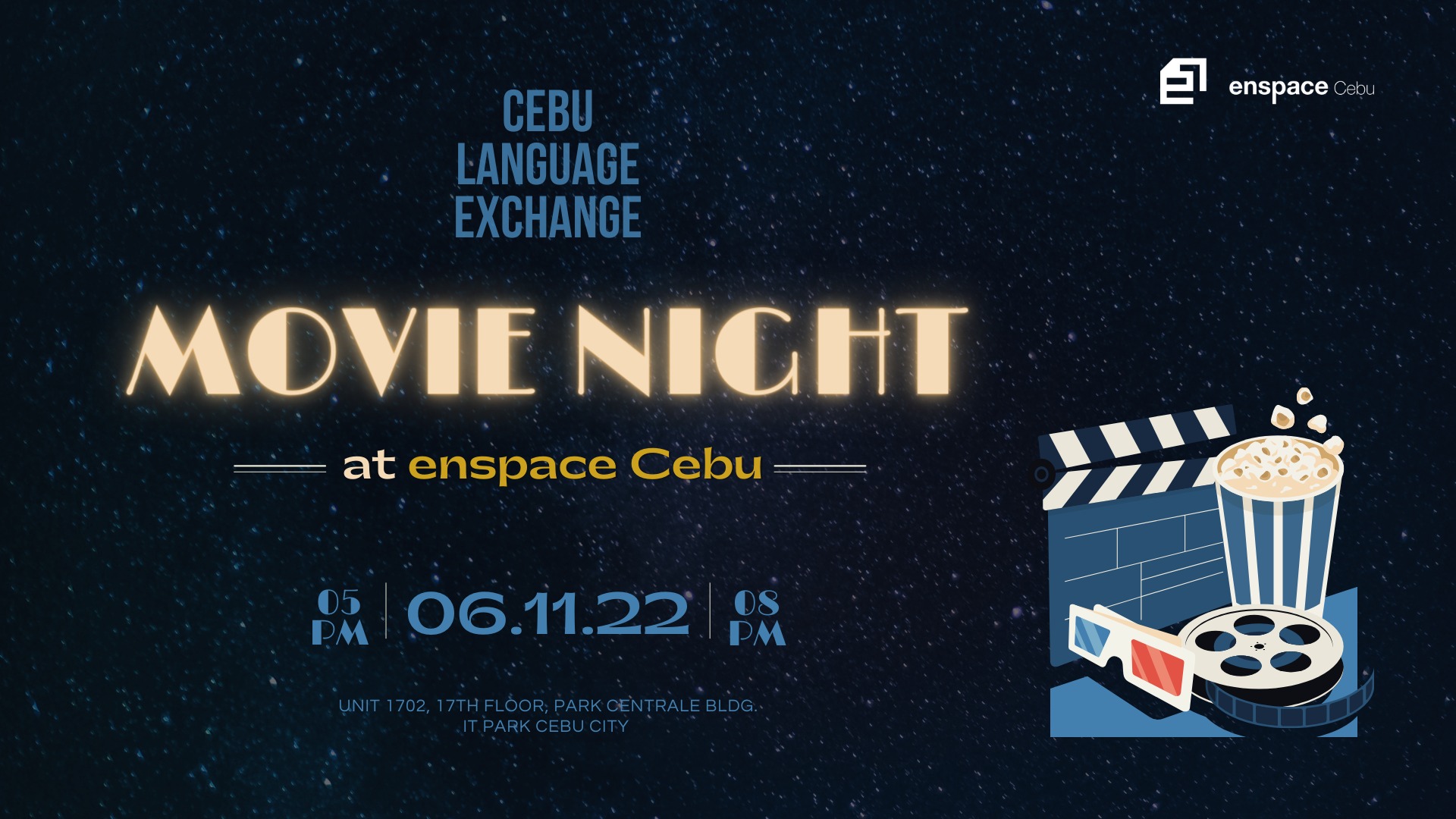 MOVIE NIGHT at enspace Cebu by Cebu Language Exchange