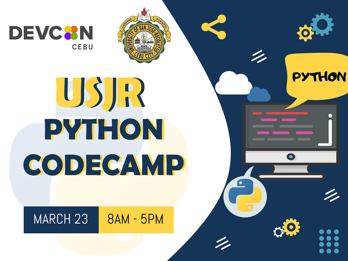 Python Codecamp -Students and Professionals Exclusive for USJR