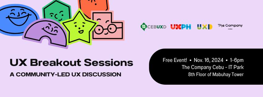 UX Breakout Sessions: A Community-led UX Discussion