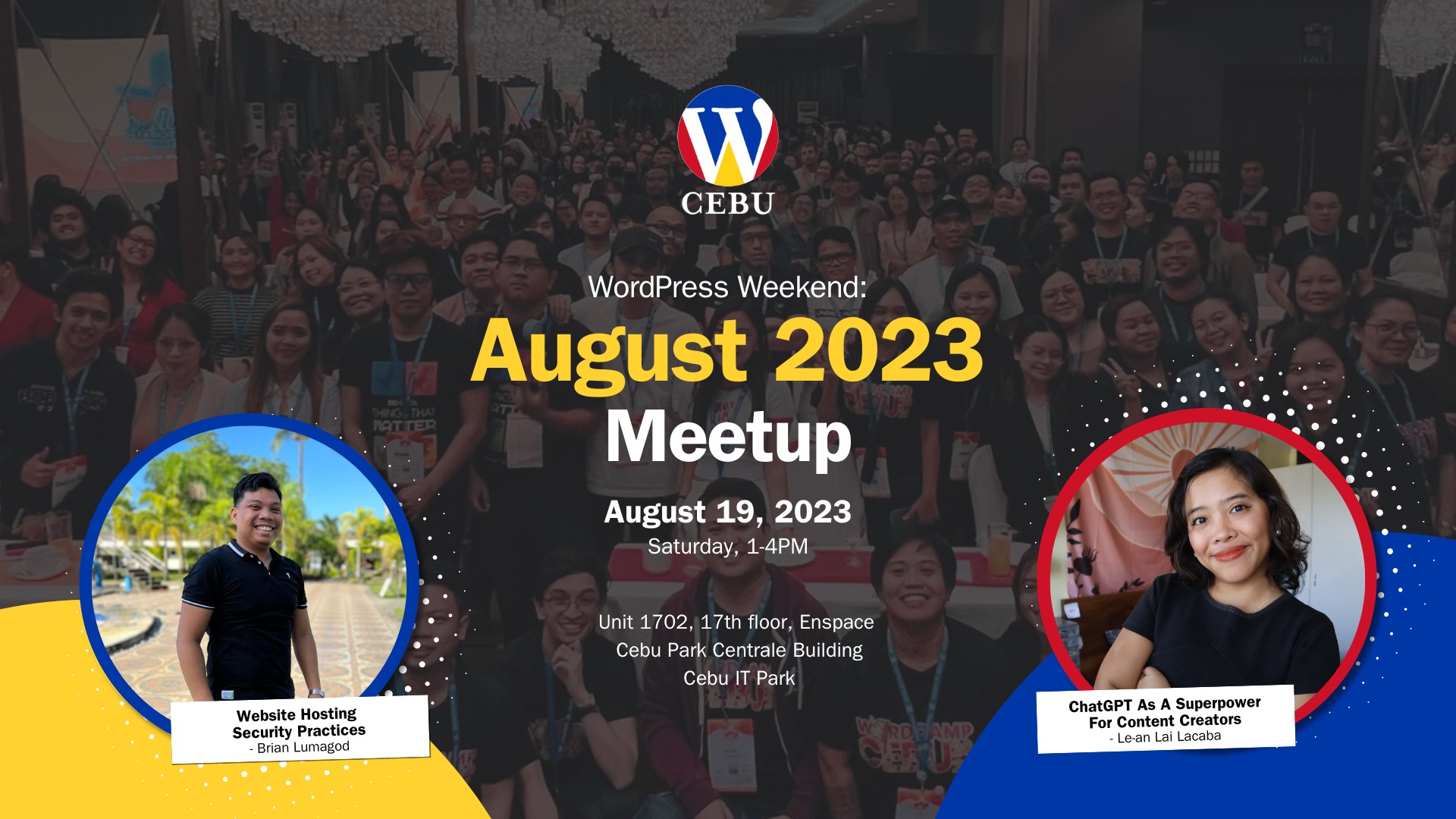 WordPress Weekend: August 2023 Meetup